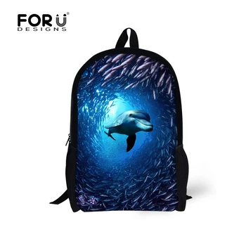 FORUDESIGNS Fashion Children Animal School Bags Cool Dolphin Printing Backpack Kids Casual Schoolbags Student Book Bags Mochila
FORUDESIGNS Fashion Children Animal School Bags Cool Dolphin Printing Backpack Kids Casual Schoolbags Student Book Bags Mochila