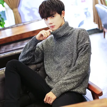 Men's knitted sweaters turnable high-collar sweaters Men's autumn-winter Korean version of young Men's suits head sweaters
Men's knitted sweaters turnable high-collar sweaters Men's autumn-winter Korean version of young Men's suits head sweaters