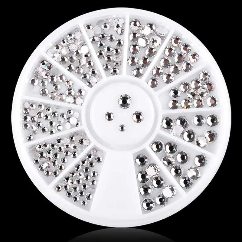 1 Box Crystal Clear Nail Rhinestone Wheel Mix Sizes Flatback Glitter Nail Stones Gems DIY Charm Nail Sticker Decorations
1 Box Crystal Clear Nail Rhinestone Wheel Mix Sizes Flatback Glitter Nail Stones Gems DIY Charm Nail Sticker Decorations