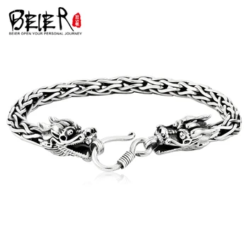 Beier 2018 NEW SOTRE Silver color Bangles Double-headed dragon top quality Bracelet for man JEWELRY SCTYSL0155
Beier 2018 NEW SOTRE Silver color Bangles Double-headed dragon top quality Bracelet for man JEWELRY SCTYSL0155
