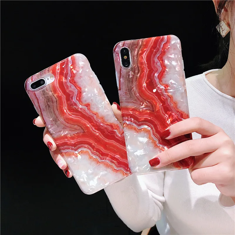 Anti-knock Fashion Conch Shell Marble Patterned Phone Case for Iphone X Xs/Xs Max 7 8 Plus Xr 6 6s Plus Fitted Case Soft Cover
Anti-knock Fashion Conch Shell Marble Patterned Phone Case for Iphone X Xs/Xs Max 7 8 Plus Xr 6 6s Plus Fitted Case Soft Cover