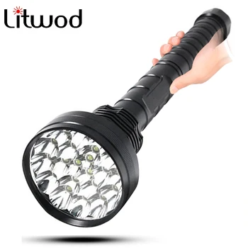Litwod Z20310 Super Bright 28 LED Flashlight Torch XM-L T6 Aluminum Waterproof Powerful High light for 18650 or 26650 Batteries
Litwod Z20310 Super Bright 28 LED Flashlight Torch XM-L T6 Aluminum Waterproof Powerful High light for 18650 or 26650 Batteries