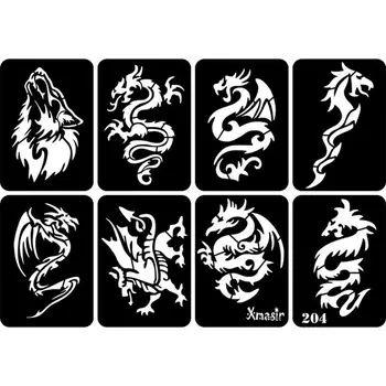 32pcs Temporary Hollow Out Tattoo Stickers Stencils Templates For Face Paint Henna Airbrush Spray Self-Adhesive
32pcs Temporary Hollow Out Tattoo Stickers Stencils Templates For Face Paint Henna Airbrush Spray Self-Adhesive