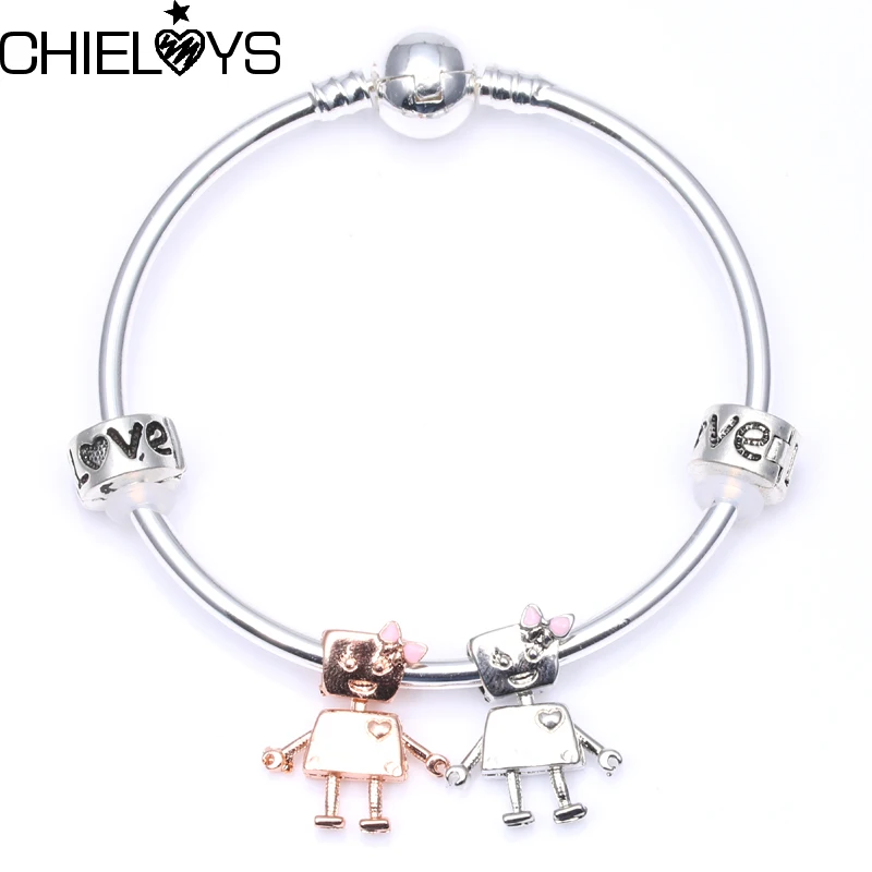 CHIELOYS Vintage Bella Bot Charm Bracelet & Bangles For Women Fit European DIY Charm Pandora Bracelet Children Gift Jewelry
CHIELOYS Vintage Bella Bot Charm Bracelet & Bangles For Women Fit European DIY Charm Pandora Bracelet Children Gift Jewelry