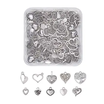 1 Box Antique Tibetan Style Alloy Heart Pendants for necklace jewelry making supplies Wholesale Pandahall F60
1 Box Antique Tibetan Style Alloy Heart Pendants for necklace jewelry making supplies Wholesale Pandahall F60