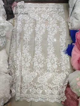 5 yards African lace fabric 2019 high quality lace for african white tulle cord guipure lace fabric embroidered fabric nigerian
5 yards African lace fabric 2019 high quality lace for african white tulle cord guipure lace fabric embroidered fabric nigerian