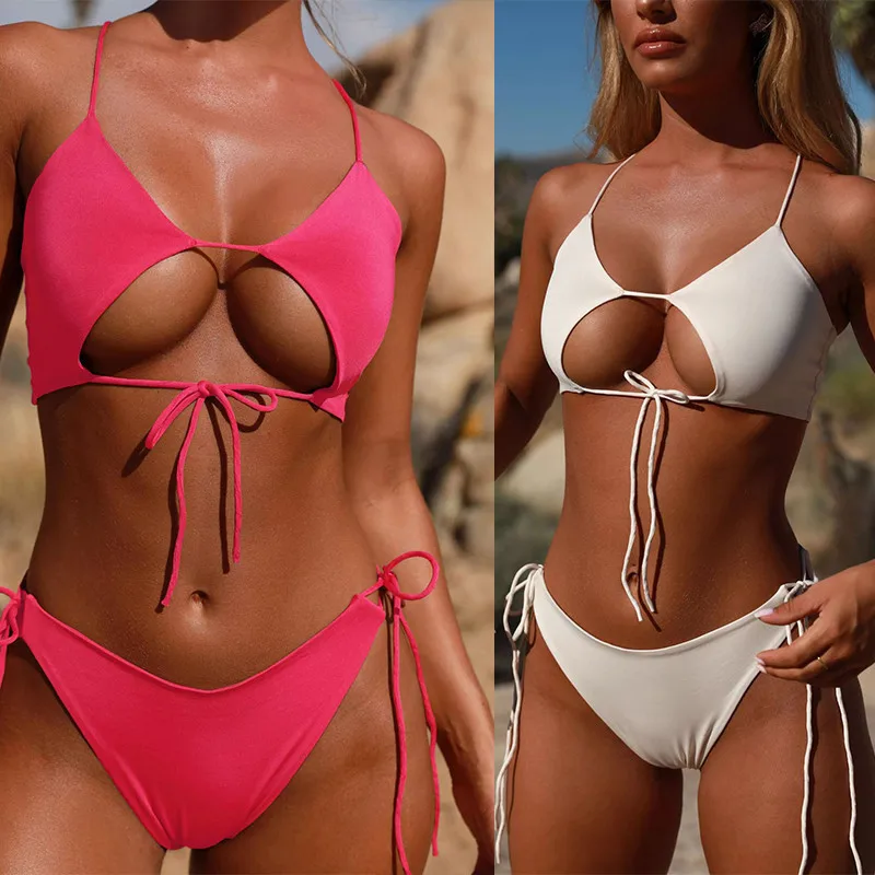Swimsuit Hollow Out Backless Bandage Bow High Waist String Bikini Set Brazilian Bathing Suit Swimwear Women Push Up Swim Wear
Swimsuit Hollow Out Backless Bandage Bow High Waist String Bikini Set Brazilian Bathing Suit Swimwear Women Push Up Swim Wear