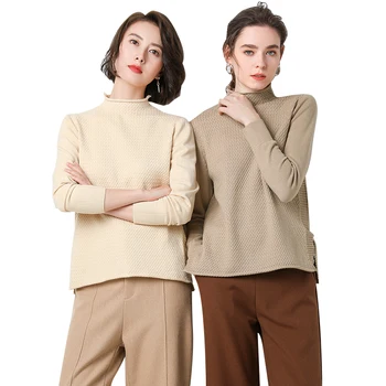 zocept Knitted Casual Sweater Half Turtleneck Women Fashion Autumn Sweater Knitted Rib Pullovers Winter Warm Female Top Knitwear
zocept Knitted Casual Sweater Half Turtleneck Women Fashion Autumn Sweater Knitted Rib Pullovers Winter Warm Female Top Knitwear