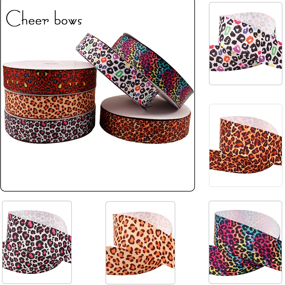5Yards/lot 38mm Grosgrain Ribbons Colorful Leopard Printed Ribbon Cinta DIY Hair Bow Handmade Festival Decorative Materials
5Yards/lot 38mm Grosgrain Ribbons Colorful Leopard Printed Ribbon Cinta DIY Hair Bow Handmade Festival Decorative Materials