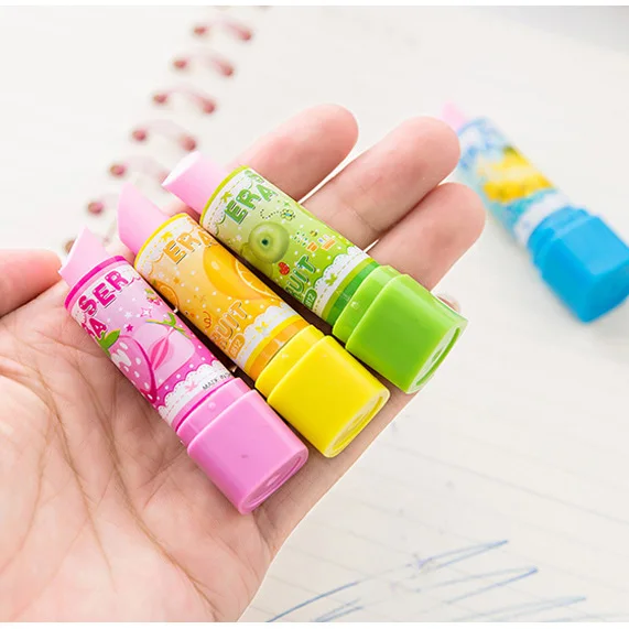 36pcs kawaii soft eraser cute fruit lipstick rubber erasers for kids school student pencil eraser stationary supplies gift items
36pcs kawaii soft eraser cute fruit lipstick rubber erasers for kids school student pencil eraser stationary supplies gift items
