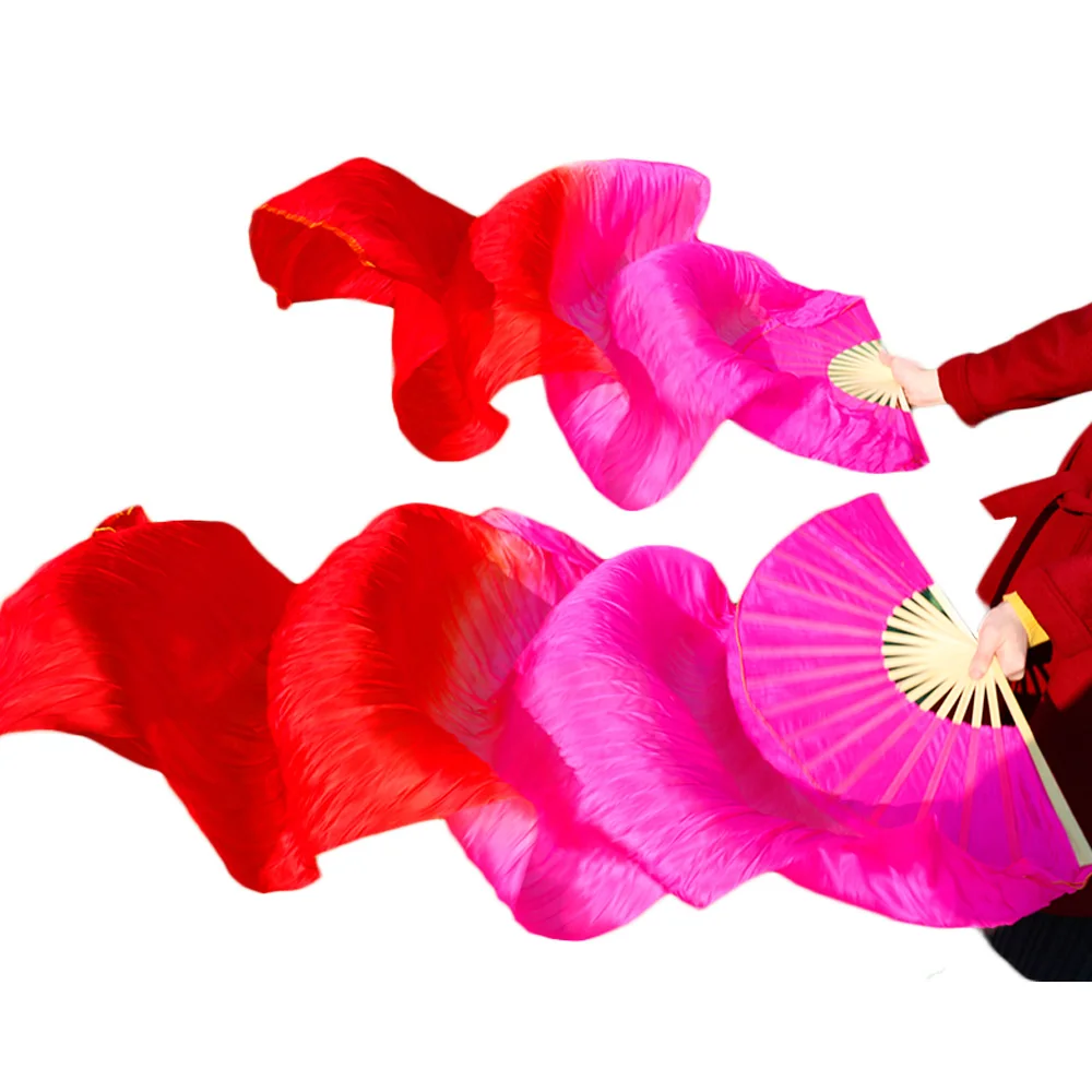 high selling 100% silk veil 1pair Left+Right handmade dyed silk belly dance fans dance stage performance props rose+red 5 sizes
high selling 100% silk veil 1pair Left+Right handmade dyed silk belly dance fans dance stage performance props rose+red 5 sizes