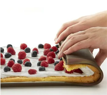Non-stick Silicone Baking Tray Oven Mat Cake Roll Pad Swiss Bakeware Tools. Baguette
Non-stick Silicone Baking Tray Oven Mat Cake Roll Pad Swiss Bakeware Tools. Baguette