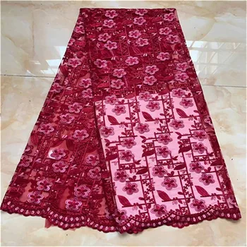 Latest African 3d Lace Fabric High Quality Handmade Beads Lace Fabric Embroidery French Wedding Lace Fabric for 5yards
Latest African 3d Lace Fabric High Quality Handmade Beads Lace Fabric Embroidery French Wedding Lace Fabric for 5yards