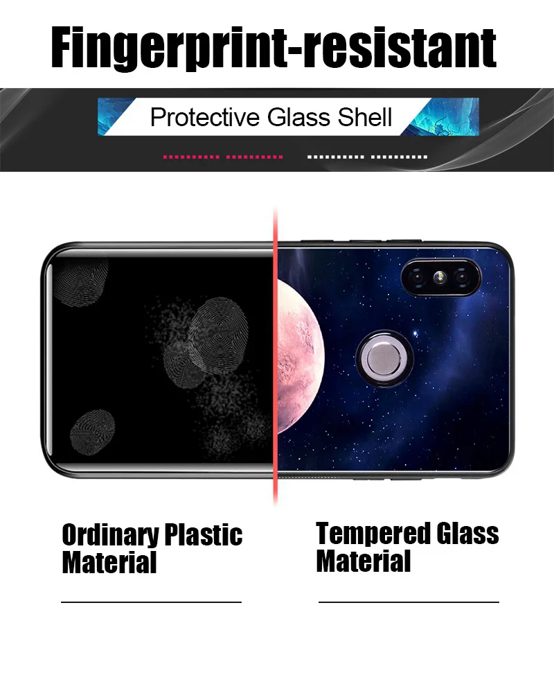 TOMKAS Tempered Glass Case For Xiaomi Redmi Note 5 Global 4X Space Coque Case Redmi 4X 5 Plus Cover Phone Cases For Xiaomi Mi A1 (16)