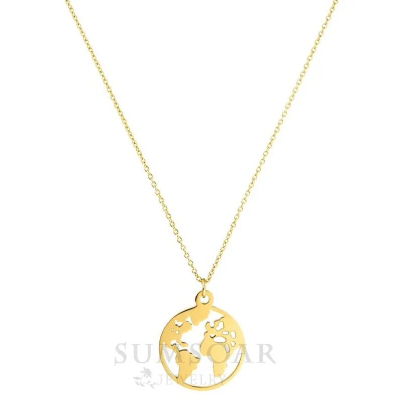 WORLD NECKLACE GOLD_