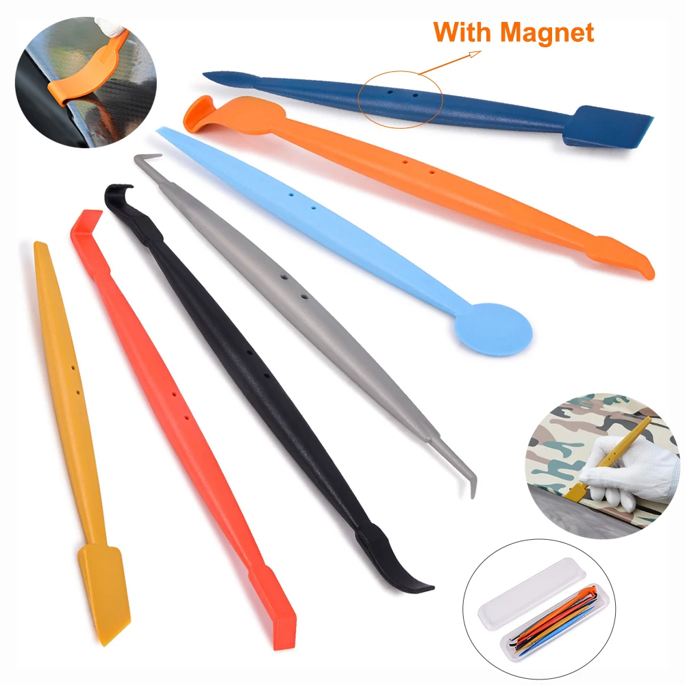 EHDIS 7pcs Car Sticker Styling Tool Set Vinyl Decal Sheet Film Wrap Magnetic Squeegee Edge Auto Car Wrapping Magnet Stick Tools
EHDIS 7pcs Car Sticker Styling Tool Set Vinyl Decal Sheet Film Wrap Magnetic Squeegee Edge Auto Car Wrapping Magnet Stick Tools