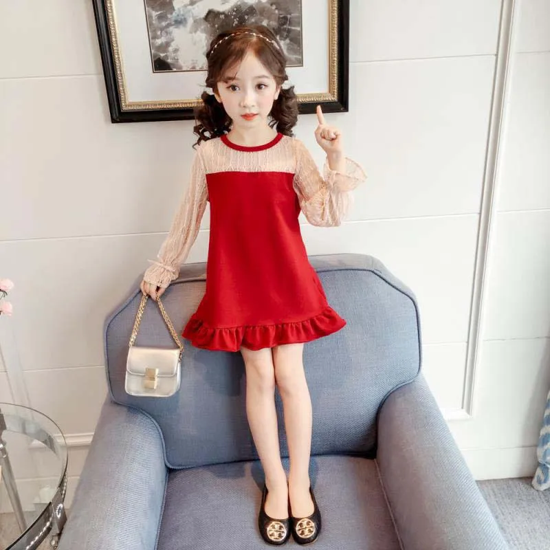 2019 spring autumn new girls dress children fashion cotton long sleeve lace princess dresses for kids girls prom formal clothing
2019 spring autumn new girls dress children fashion cotton long sleeve lace princess dresses for kids girls prom formal clothing
