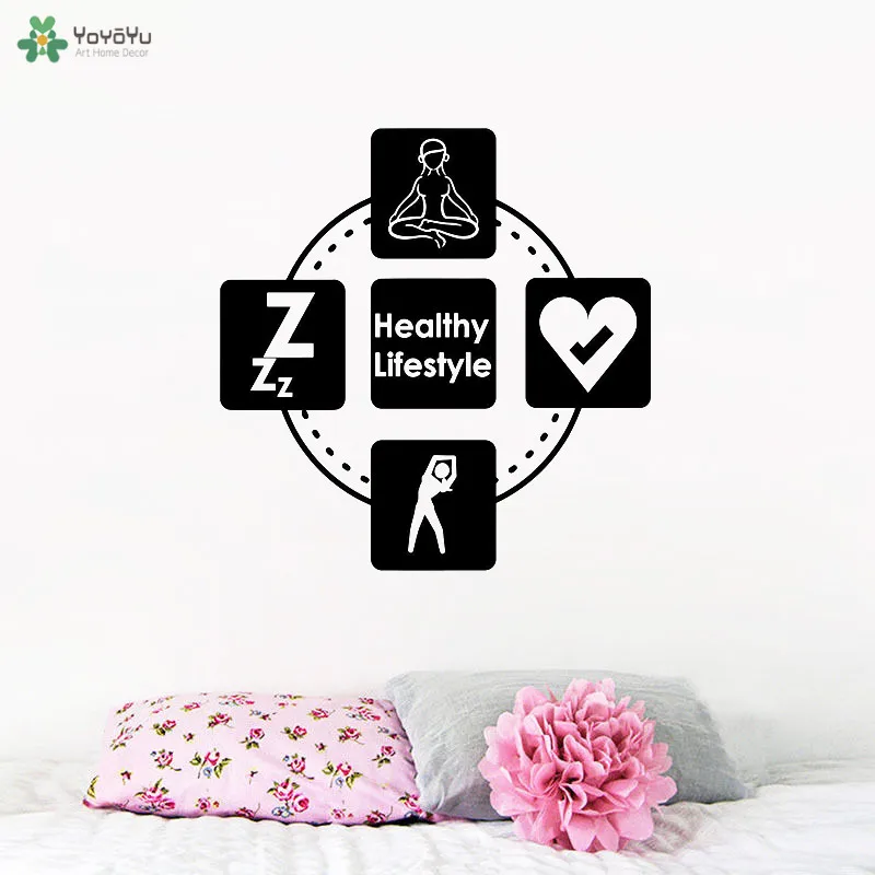 YOYOYU Wall Decal Sport GYM Quotes Healthy Lifestyle Vinyl Wall Stickers Yoga Studio Window Logo Decals Livingroom Decor CT593
YOYOYU Wall Decal Sport GYM Quotes Healthy Lifestyle Vinyl Wall Stickers Yoga Studio Window Logo Decals Livingroom Decor CT593