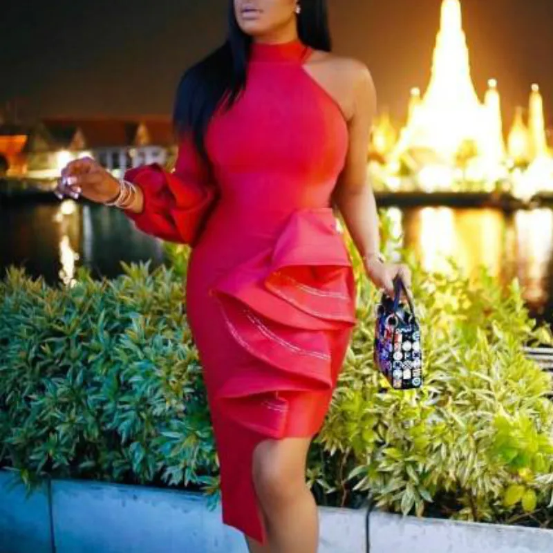 Women Bodycon Party Red Dress Irregular Sleeve Elegant Slim Elastic Evening Dating Sexy Robes Female Ladies Runics Plus Size 2XL
Women Bodycon Party Red Dress Irregular Sleeve Elegant Slim Elastic Evening Dating Sexy Robes Female Ladies Runics Plus Size 2XL
