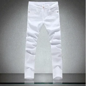 High Quality Patchowrk Jeans Men 2019 New Designer Skinny White Pants Elastic Denim Overall Slim Fit Casual Mens Clothing
High Quality Patchowrk Jeans Men 2019 New Designer Skinny White Pants Elastic Denim Overall Slim Fit Casual Mens Clothing