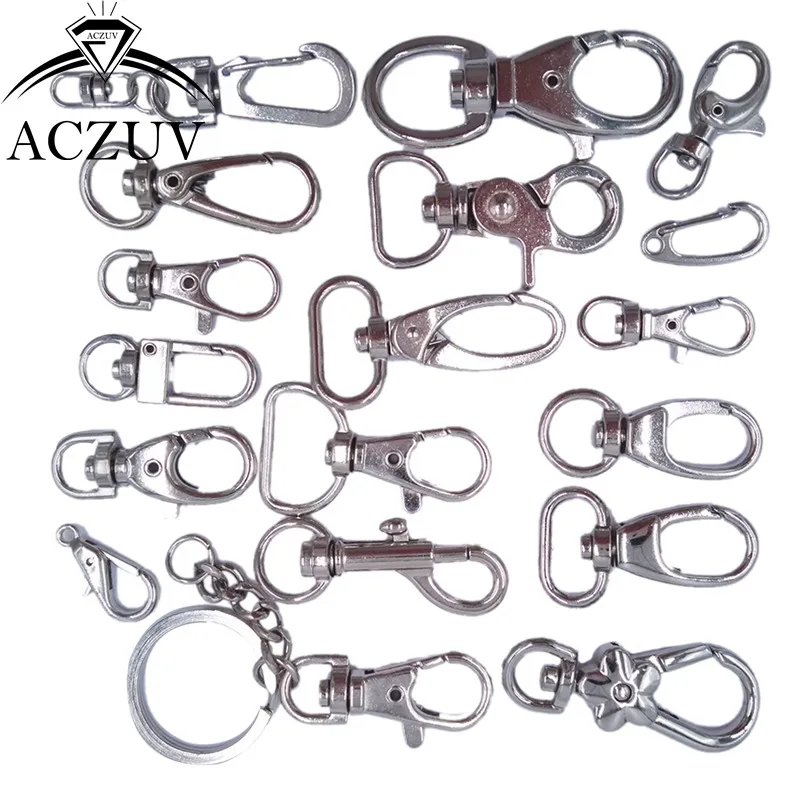 100piece Metal Swivel Lobster Clasp Snap Hook fit Purse Chain Keychains Handbag Buckles DIY Findings Accessories SLC001
100piece Metal Swivel Lobster Clasp Snap Hook fit Purse Chain Keychains Handbag Buckles DIY Findings Accessories SLC001