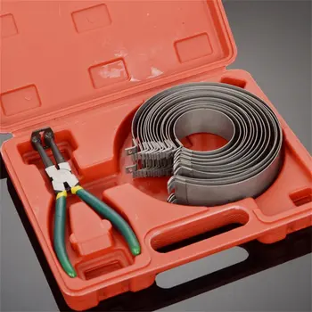 14Rings Piston Ring Compressor Plier Clamp Remover Assembly Engine Tool Cylinder Installer Ratchet Pliers 62-140mm
14Rings Piston Ring Compressor Plier Clamp Remover Assembly Engine Tool Cylinder Installer Ratchet Pliers 62-140mm
