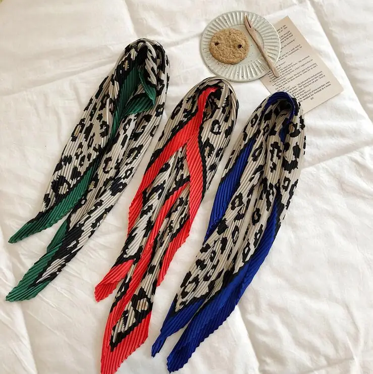 Yishine 3 colors Wrinkle Neck Scarf Women's Leopard Prints Fashion Crepe Kerchief Scarves New Headband Crumple Handlebag Wraps S
Yishine 3 colors Wrinkle Neck Scarf Women's Leopard Prints Fashion Crepe Kerchief Scarves New Headband Crumple Handlebag Wraps S