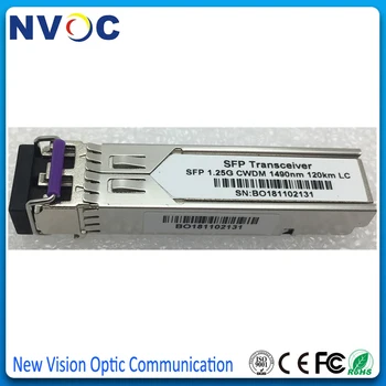 

1.25G 1490nm CWDM LC SFP Module,Dual LC 1.25G 1470nm-1610nm 120km CWDM SFP Fiber Optic Transceiver with DOM Function