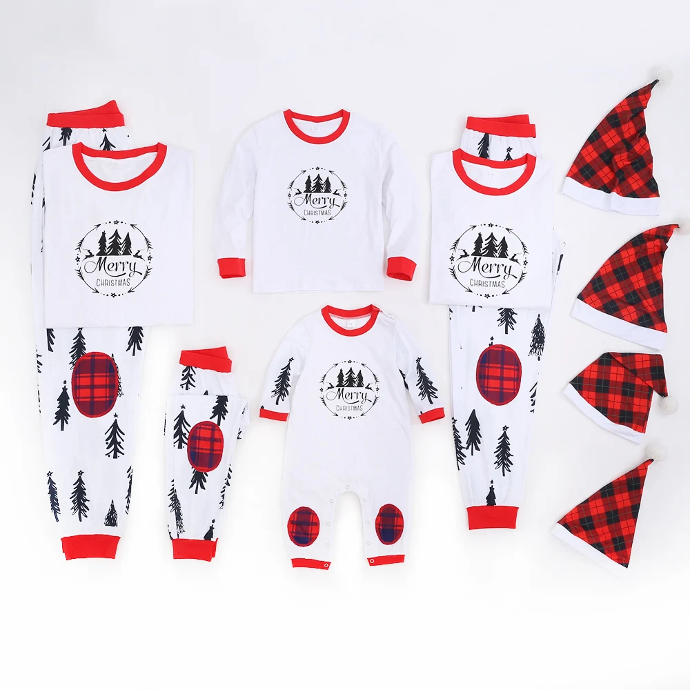 Autumn And Winter New Casual Christmas Parent-child Christmas Tree Family Matching Pajamas With Hats
Autumn And Winter New Casual Christmas Parent-child Christmas Tree Family Matching Pajamas With Hats