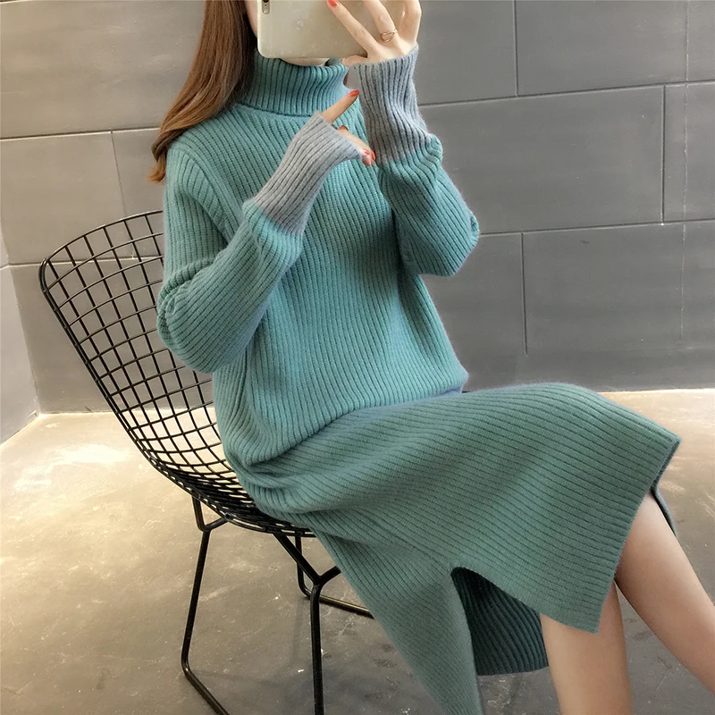 2019 new turtleneck women sweaters and pullovers long knitted thicken warm solid elegant lady outwear coat tops
2019 new turtleneck women sweaters and pullovers long knitted thicken warm solid elegant lady outwear coat tops