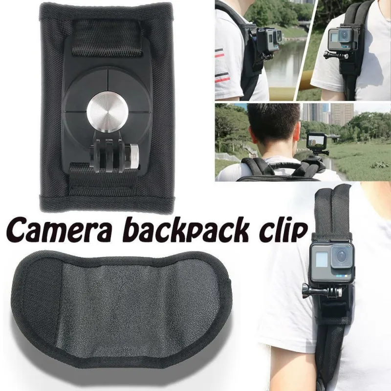 360 Rotation Sports Camera Backpack Clip Shoulder Belt Buckle Chest Shoulder Fixing Stand Buckle for Gopro
360 Rotation Sports Camera Backpack Clip Shoulder Belt Buckle Chest Shoulder Fixing Stand Buckle for Gopro