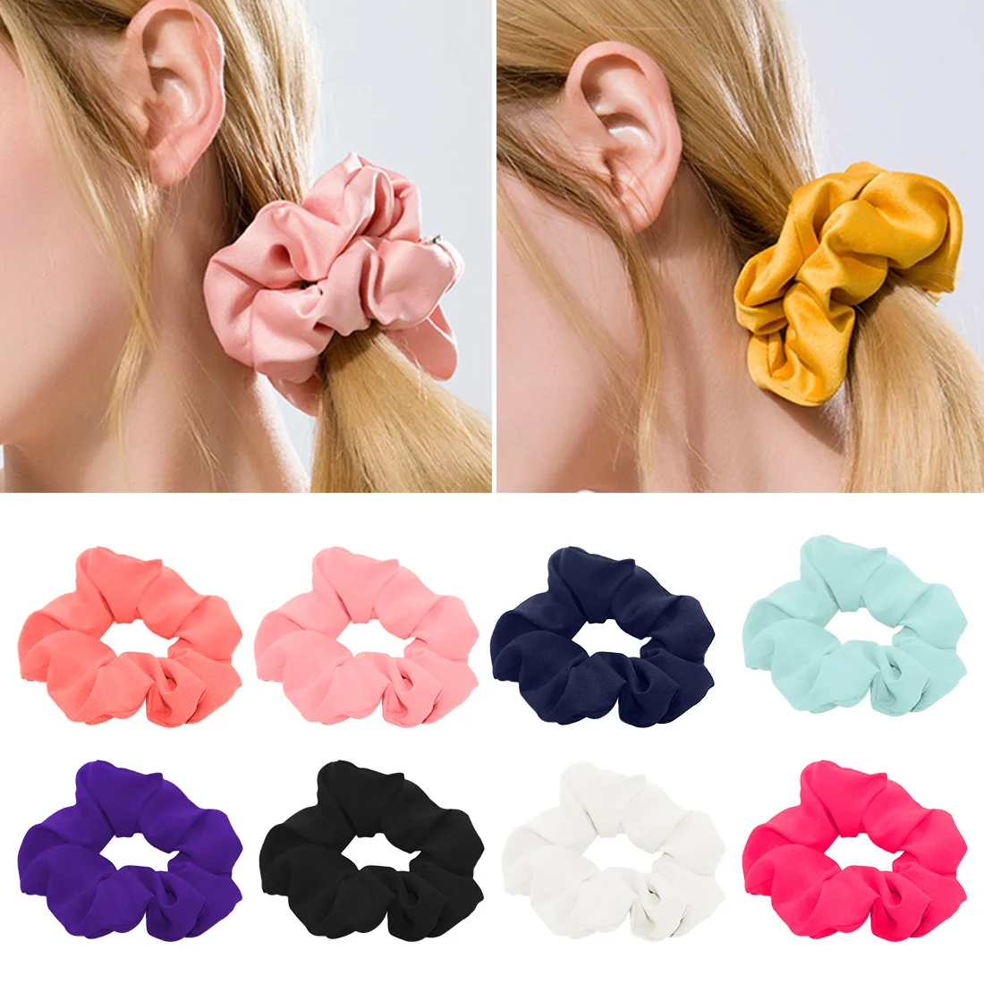 Ponytail Hair Holder Rope Chiffon Headwear Classical Design Women Hair Accessories Female Hair Tie Scrunchie
Ponytail Hair Holder Rope Chiffon Headwear Classical Design Women Hair Accessories Female Hair Tie Scrunchie
