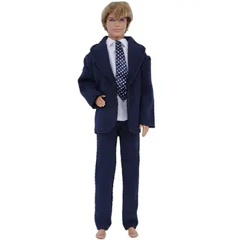 3 In 1 Formal Suit Wedding Party Wear White Shirt Dot Tie Trousers Pants Blue Clothes For Barbie Doll Friend Ken Accessories Toy
3 In 1 Formal Suit Wedding Party Wear White Shirt Dot Tie Trousers Pants Blue Clothes For Barbie Doll Friend Ken Accessories Toy
