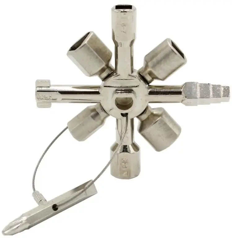 New type Multi-unction keys Cross key with 1 Chain 10 profiles Germany quality CNC Key Electric Box key Train door key as showed
New type Multi-unction keys Cross key with 1 Chain 10 profiles Germany quality CNC Key Electric Box key Train door key as showed