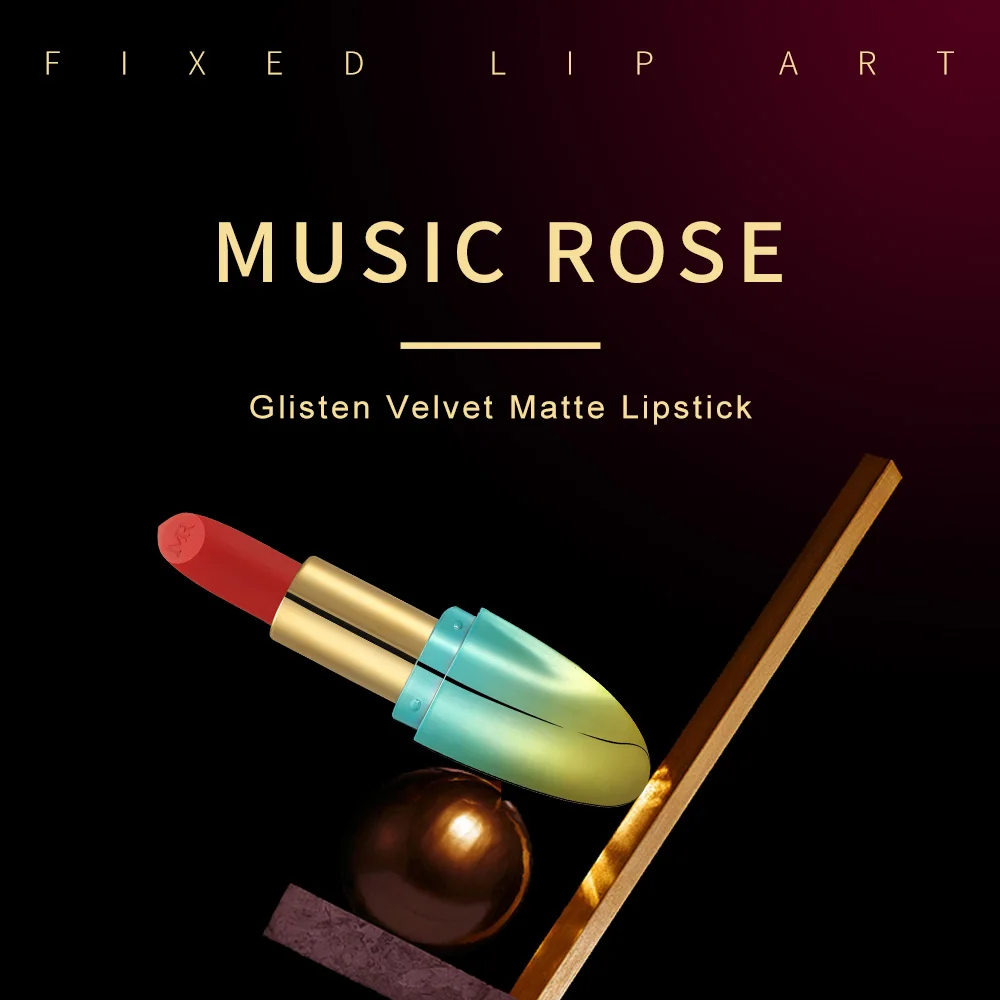 MUSIC ROSE Brand Makeup Colorful Red Lipstick TikTok Hot Matte Lip Stick Labiales Matte Larga Duracion Korean Fashion Comestic
MUSIC ROSE Brand Makeup Colorful Red Lipstick TikTok Hot Matte Lip Stick Labiales Matte Larga Duracion Korean Fashion Comestic