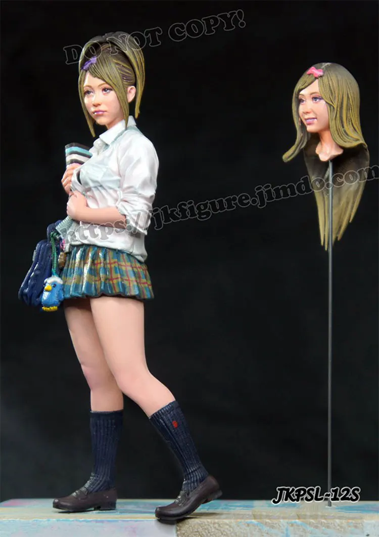 Kawaii Anime Figure 1/20 Short Skirt School Uniform Girl Miniatures Unpainted DIY Assembling Static Female Resin Model Kits
Kawaii Anime Figure 1/20 Short Skirt School Uniform Girl Miniatures Unpainted DIY Assembling Static Female Resin Model Kits
