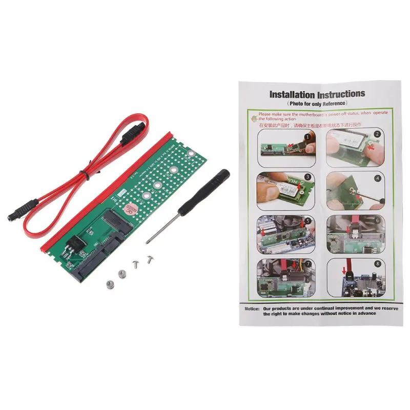 NGFF(M.2) B-key SATA-Bus SSD to SATA 3.0 Adapter DDR Memory Slot Installation Motherboard Kit DDR2 DDR3 DDR4 DDR5 Desktop
NGFF(M.2) B-key SATA-Bus SSD to SATA 3.0 Adapter DDR Memory Slot Installation Motherboard Kit DDR2 DDR3 DDR4 DDR5 Desktop