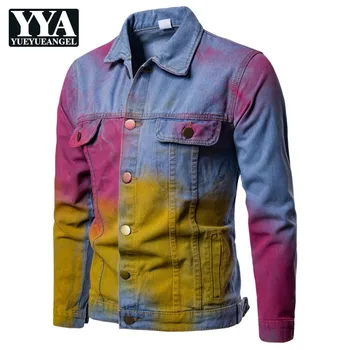 Men 2019 Autumn Patchwork Denim Jeans Jacket High Street Casual Men Coats Full Sleeve Vintage Slim Fit Single Breasted Overcoats
Men 2019 Autumn Patchwork Denim Jeans Jacket High Street Casual Men Coats Full Sleeve Vintage Slim Fit Single Breasted Overcoats