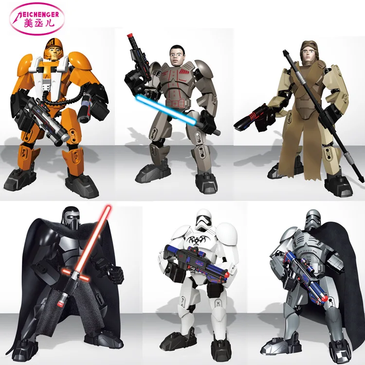 1 Piece Star War Knight Style Figure Building Block Toys for Children Compatible with Famous Brand
1 Piece Star War Knight Style Figure Building Block Toys for Children Compatible with Famous Brand