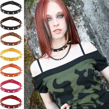 Handmade Cone Bullet Stud Rivet Spikes Punk Collar Choker Necklace Harajuku PU Leather Chocker Punk Goth Rock Gothic jewelry
Handmade Cone Bullet Stud Rivet Spikes Punk Collar Choker Necklace Harajuku PU Leather Chocker Punk Goth Rock Gothic jewelry