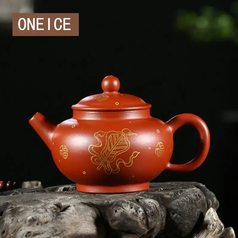 Yixing Purply Clay Teapot Chinese Kongfu Tea Pots Raw Ore Zhu Big Red Pouch Mud Duozhi Pot
Yixing Purply Clay Teapot Chinese Kongfu Tea Pots Raw Ore Zhu Big Red Pouch Mud Duozhi Pot