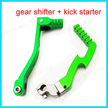 Green CNC Kick Start Starter + Gear Shifter Shift For 50cc-160cc CRF XR50 KLX SSR GPX YCF Pit Dirt Bike Motorcycle
Green CNC Kick Start Starter + Gear Shifter Shift For 50cc-160cc CRF XR50 KLX SSR GPX YCF Pit Dirt Bike Motorcycle