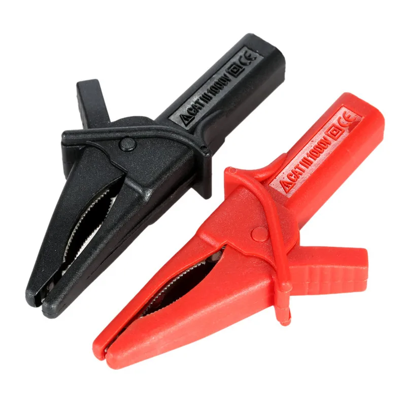 Hantek HT18A Large Dolphin/Gator Clips HT18A 2pcs Red + Black For Digital Multimeter Automotive Oscilloscope Accessory Hantek
Hantek HT18A Large Dolphin/Gator Clips HT18A 2pcs Red + Black For Digital Multimeter Automotive Oscilloscope Accessory Hantek