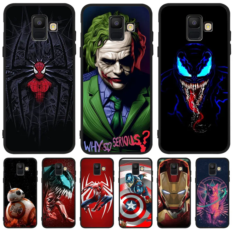 Luxury Marvel joker venom Captain For Samsung Galaxy A9 A8 A7 A6 A5 A3 J3 J4 J5 J6 J8 Plus 2017 2018 phone Case Cover Coque Etui
Luxury Marvel joker venom Captain For Samsung Galaxy A9 A8 A7 A6 A5 A3 J3 J4 J5 J6 J8 Plus 2017 2018 phone Case Cover Coque Etui