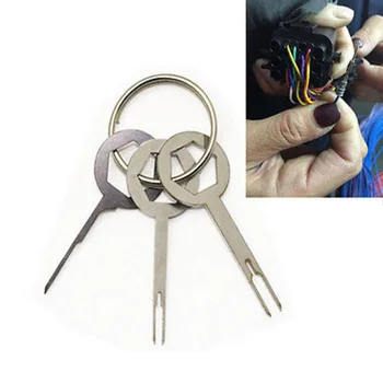 3pcs/Set Connector Car Terminal Removal Pin Key Replacement Accessories Replaces Pack Electrical Crimp Auto Repair Tool Kit
3pcs/Set Connector Car Terminal Removal Pin Key Replacement Accessories Replaces Pack Electrical Crimp Auto Repair Tool Kit