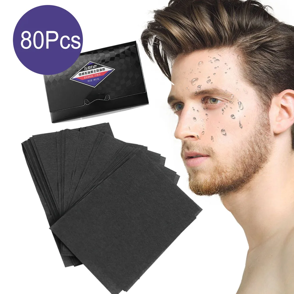 80pcs Men Bamboo Charcoal Facial Absorbent Paper Farewell Oil Facial Tissue Deep Clean Black Paper Beauty Products
80pcs Men Bamboo Charcoal Facial Absorbent Paper Farewell Oil Facial Tissue Deep Clean Black Paper Beauty Products