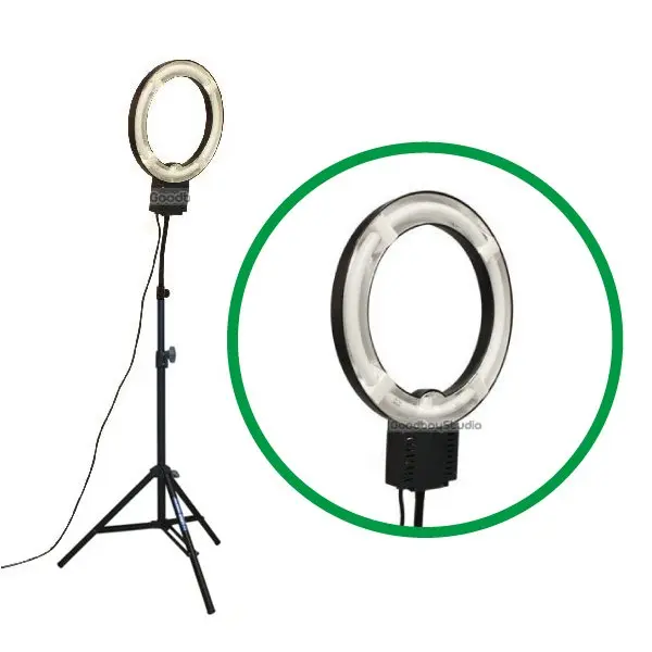 Studio Pro 40W 5400K Daylight Fluorescent Ring Lamp Light with 2M Stand 110V
Studio Pro 40W 5400K Daylight Fluorescent Ring Lamp Light with 2M Stand 110V