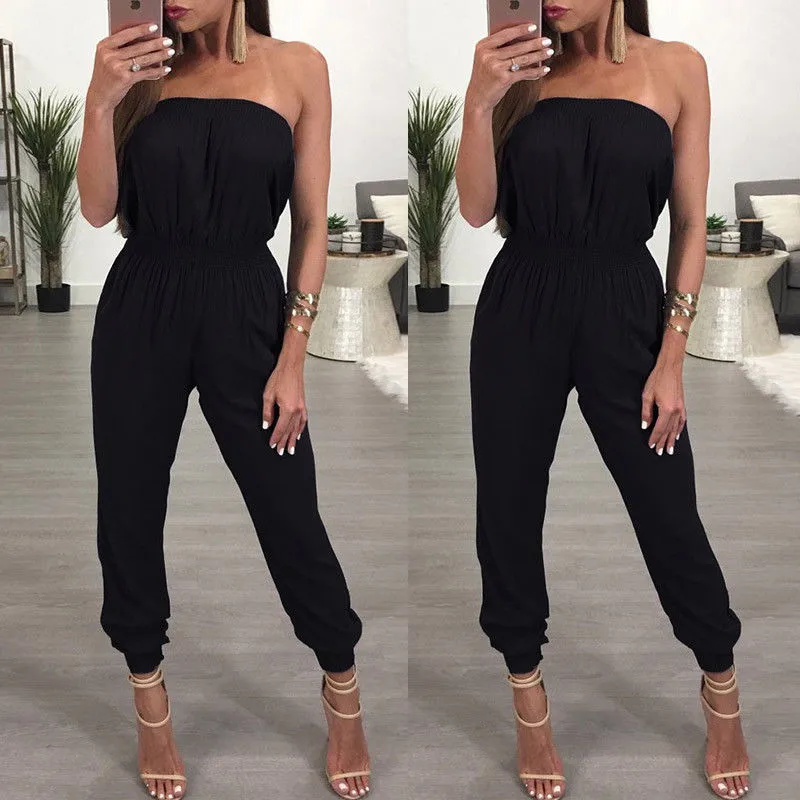 Women Jumpsuit Fashion Off Shoulder Rompers Holiday Playsuit Ladies Jumpsuits Summer Romper Short Jumpsuit Bodysuit Clubwear
Women Jumpsuit Fashion Off Shoulder Rompers Holiday Playsuit Ladies Jumpsuits Summer Romper Short Jumpsuit Bodysuit Clubwear