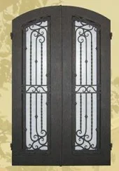 Image Wrought Iron Entry  Double Doors Wrought Iron Entry Doors id 59