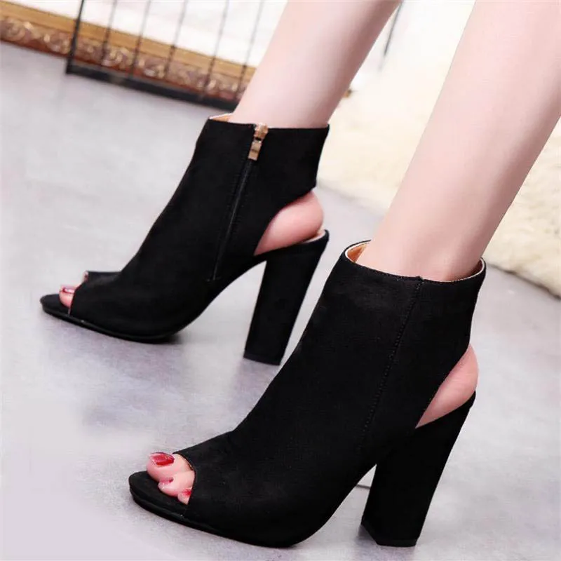 Masorini Large Size Boots Fashion New Fashion Suede Women's Shoes High Heels Ankle Boots Woman Casual Shoes Botines Mujer W-049
Masorini Large Size Boots Fashion New Fashion Suede Women's Shoes High Heels Ankle Boots Woman Casual Shoes Botines Mujer W-049